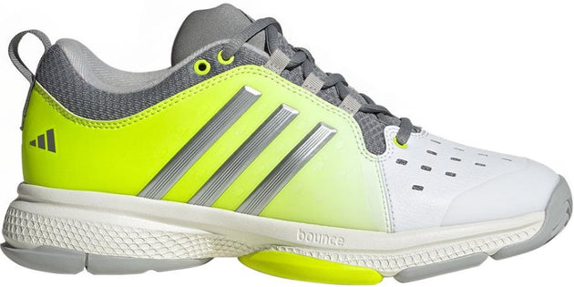 IG8959 Adidas Women’s Court Pickleball Shoes (Cloud White/Silver Metallic/Lucid Lemon)