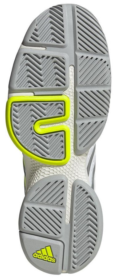 IG8959 Adidas Women’s Court Pickleball Shoes (Cloud White/Silver Metallic/Lucid Lemon)