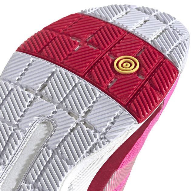 IH3395 Adidas Women's CrazyQuick LS Padel Shoes (Lucid Pink/Silver Metallic/Lucid Red)