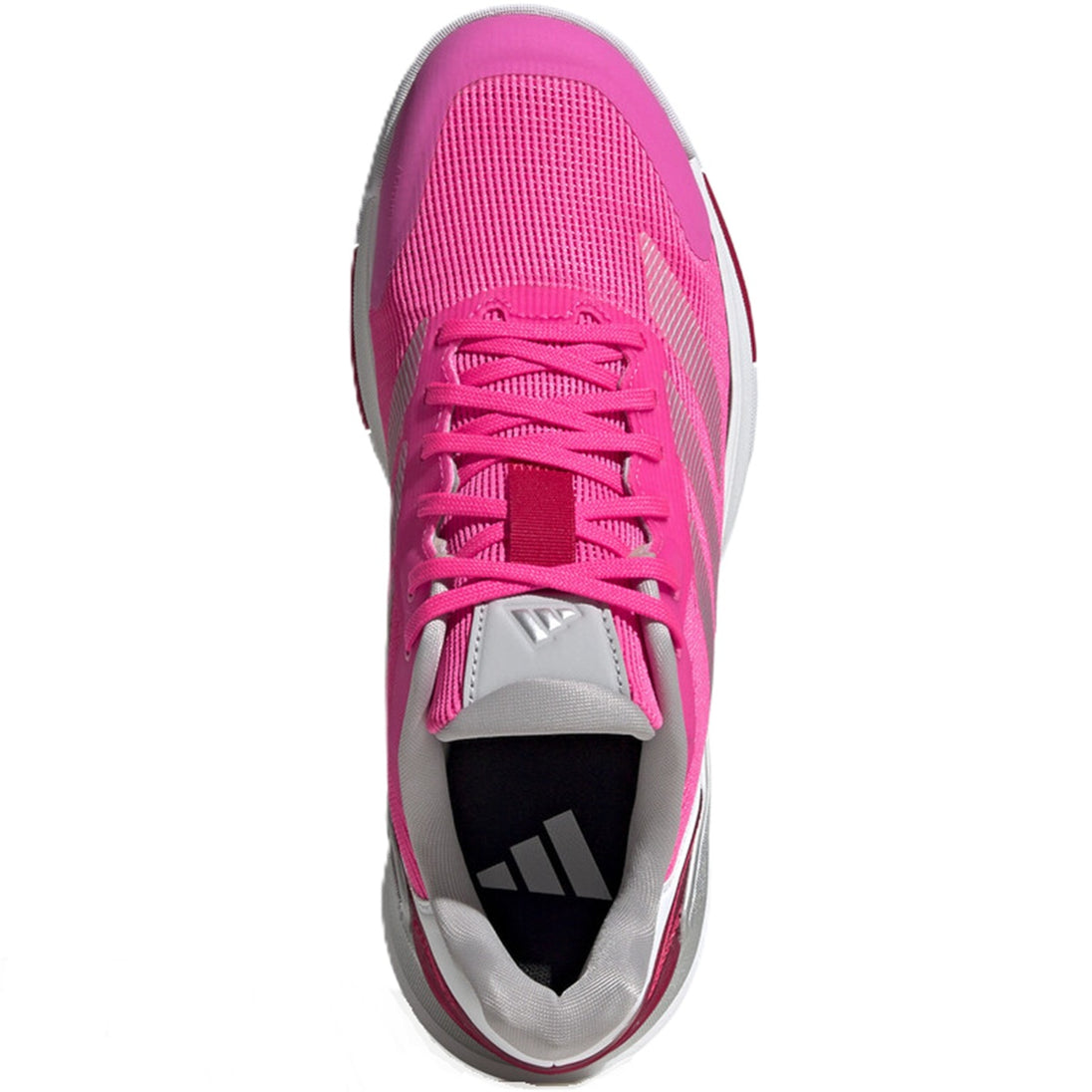 IH3395 Adidas Women's CrazyQuick LS Padel Shoes (Lucid Pink/Silver Metallic/Lucid Red)