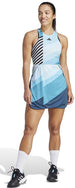 IL9593 Adidas Women's Transformative Pro Tennis Dress (Flash Aqua/Black)
