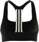 IQ3360 Adidas Women's Power Impact Tennis Training Bra (Black)