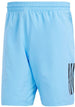 IT9029-7 Adidas Men’s Club 3 Stripe Tennis Shorts 7 Inch (Blue Burst)