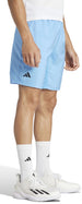 IT9029-7 Adidas Men’s Club 3 Stripe Tennis Shorts 7 Inch (Blue Burst)