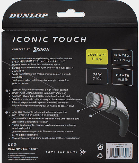 ITS17 Dunlop Iconic Touch 17g Tennis String (Set)