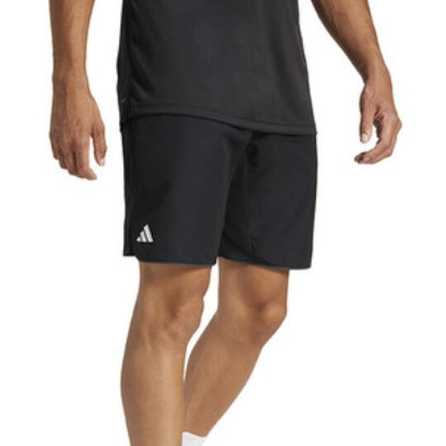 JF8499-9 Adidas Men's Club 9" Shorts (Black)