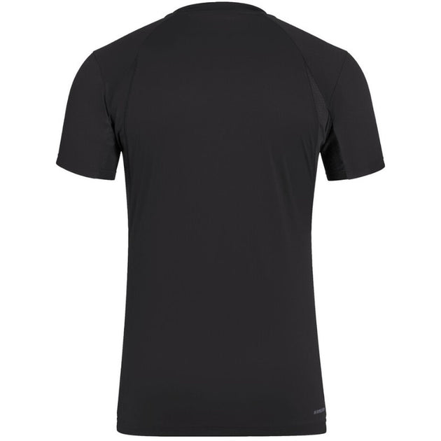 JG0978 Adidas Men's Club 3 Stripes Tee (Black)