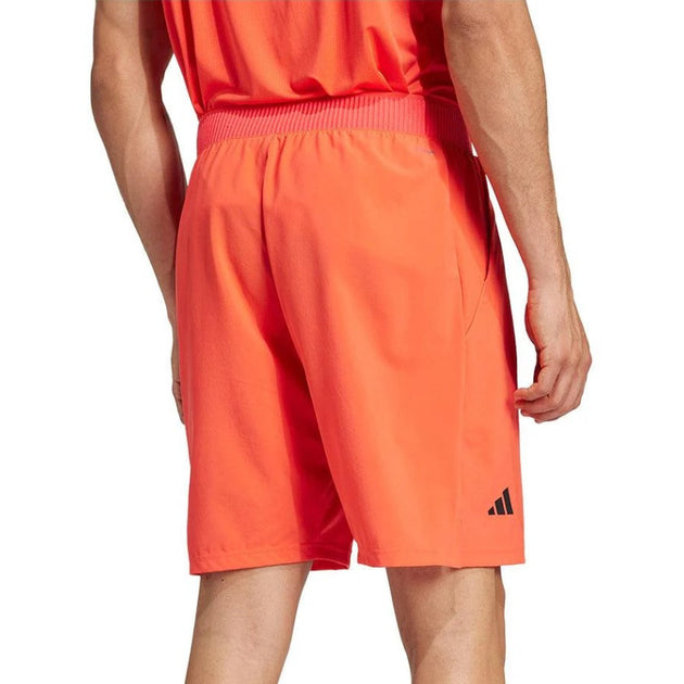 JG0995 Adidas Men's Club Stretch Woven 7 Shorts (Semi Lucid Red)