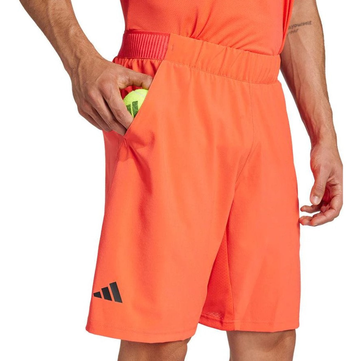 Sunday Adidas Men's Club Stretch Woven 7 Shorts (Semi Lucid Red)