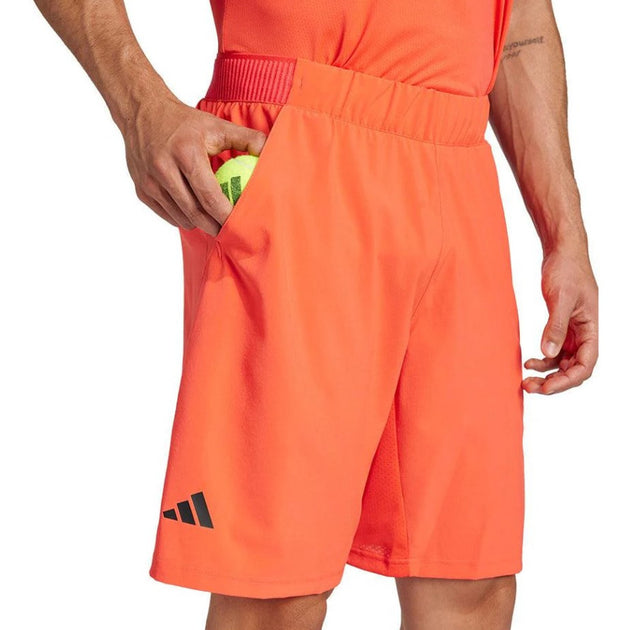 JG0995 Adidas Men's Club Stretch Woven 7 Shorts (Semi Lucid Red)