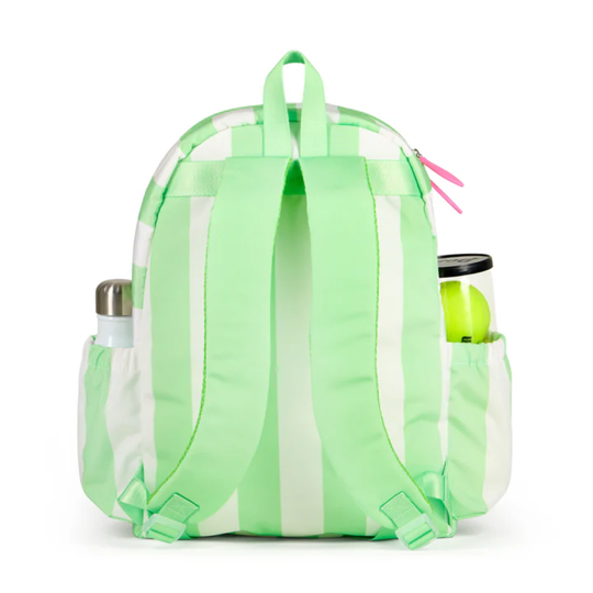 JLTBP343_Ame_Lulu_Junior_Love_Tennis_Backpack_Mint_Cabana_Stripes