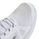 JP7060 Adidas Women's Stella Court Tennis Shoes (White/Silver Metal/Lucid Red)