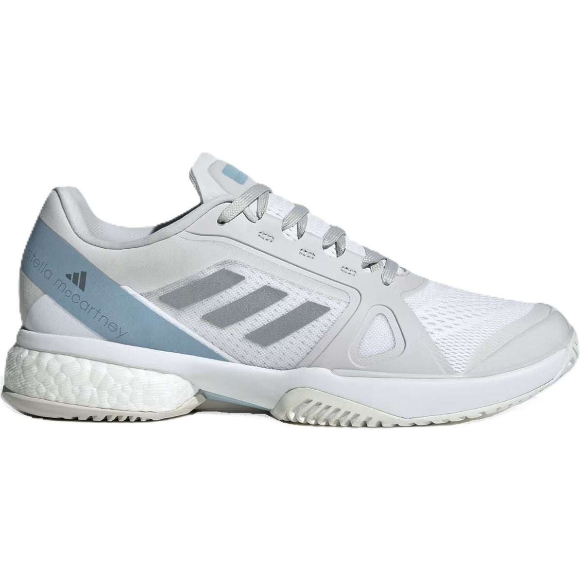 STELLA McCARTNEY ホワイト 厚底 23.5（36 1/2） Adidas Women's Stella McCartney Court Tennis Shoes (White/Silver Metal
