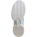 JP7061 Adidas Women's Stella McCartney Court Tennis Shoes (White/Silver Metallic/Wonder Blue)
