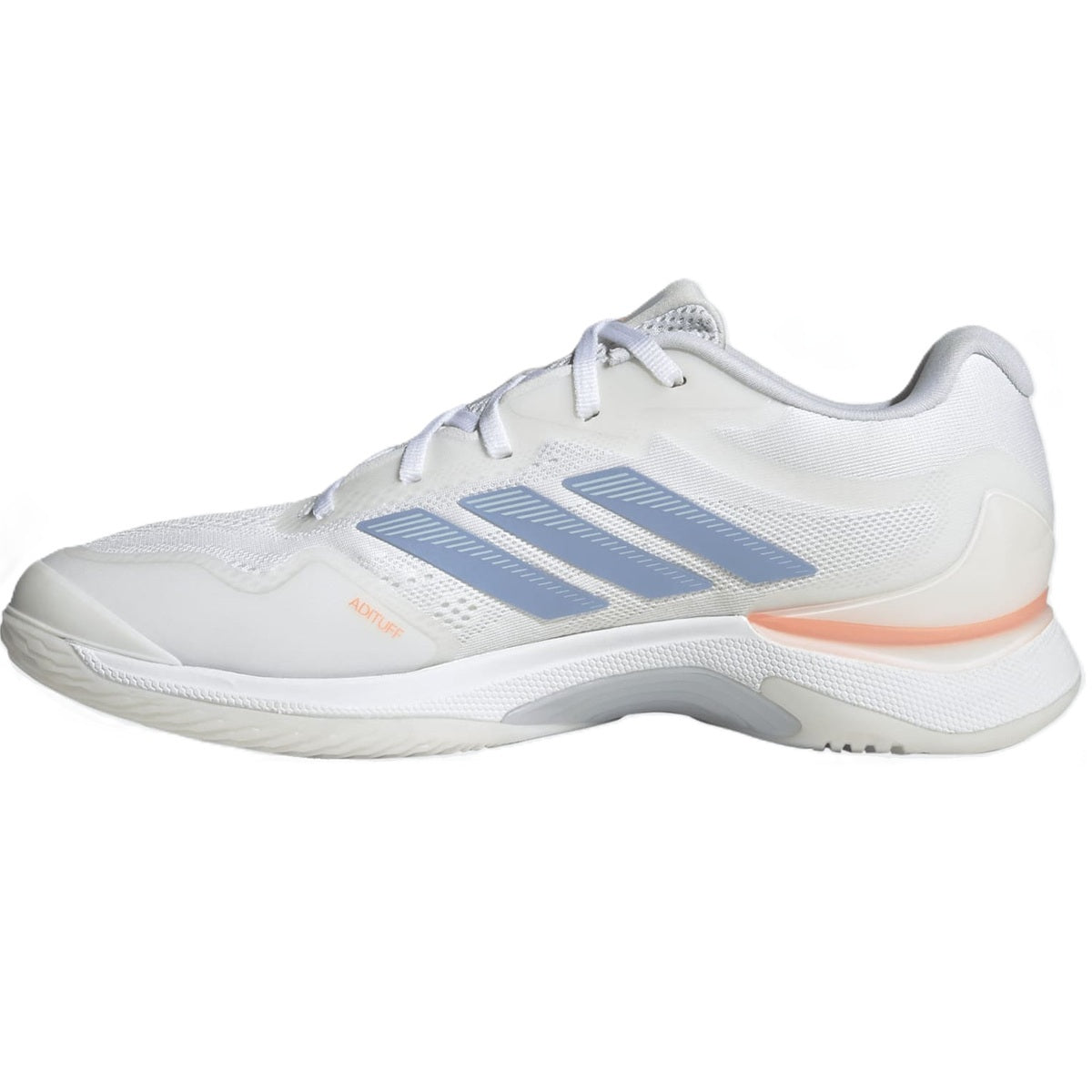 JP8858 Adidas Women's Avacourt 3 Tennis Shoes (Core Black/Halo Blue)