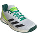 JQ0695 Adidas Men’s Courtflash Pickleball Shoes (White/Core Black/Collegiate Green)
