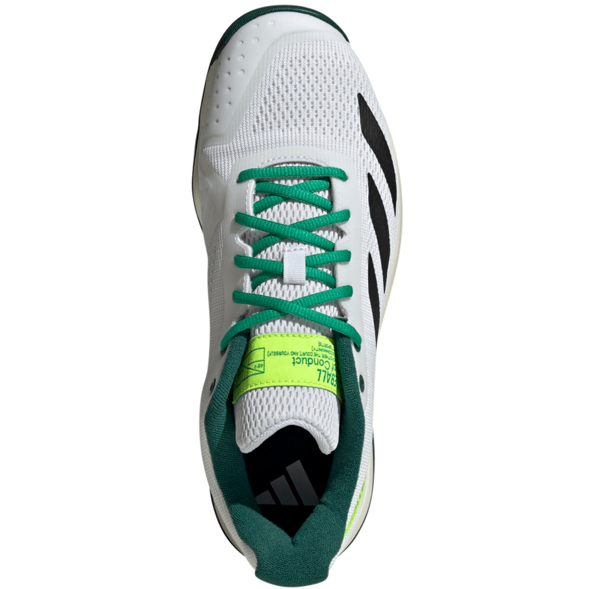 Adidas Men's Courtflash Pickleball Shoes (Cloud White/Core Black/Colle