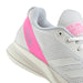 JQ0696 Adidas Women’s Courtflash Pickleball Shoes (White/Silver Metallic/Lucid Pink)