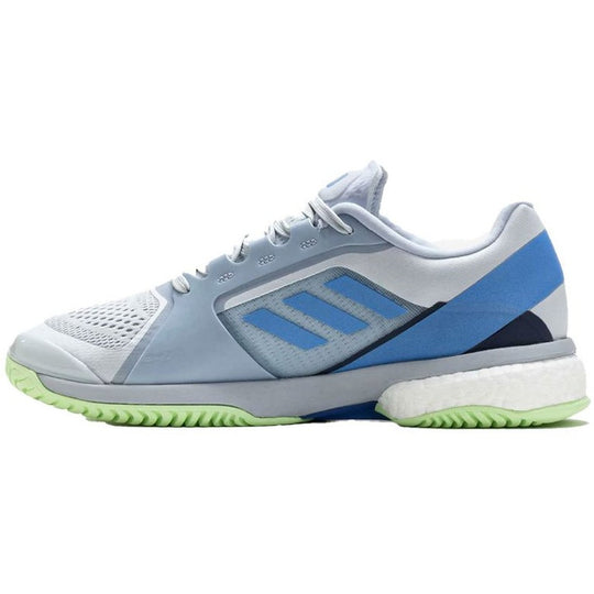 JQ7079 Adidas Women’s Avaluxe Tennis Shoes (Halo Blue/Semi Green Spark)
