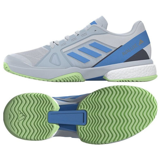 JQ7079 Adidas Women’s Avaluxe Tennis Shoes (Halo Blue/Semi Green Spark)