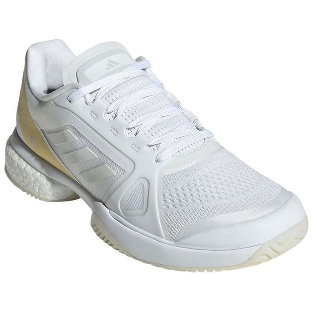 JQ7080 Adidas Women’s Avaluxe Tennis Shoes (Cloud White/Zero Metalic/Orange Tint)