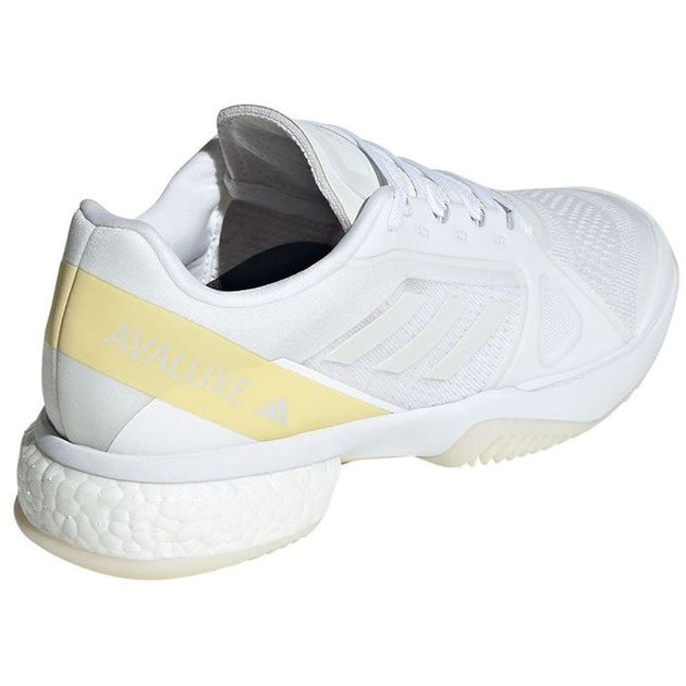 JQ7080 Adidas Women’s Avaluxe Tennis Shoes (Cloud White/Zero Metalic/Orange Tint)