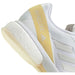 JQ7080 Adidas Women’s Avaluxe Tennis Shoes (Cloud White/Zero Metalic/Orange Tint)