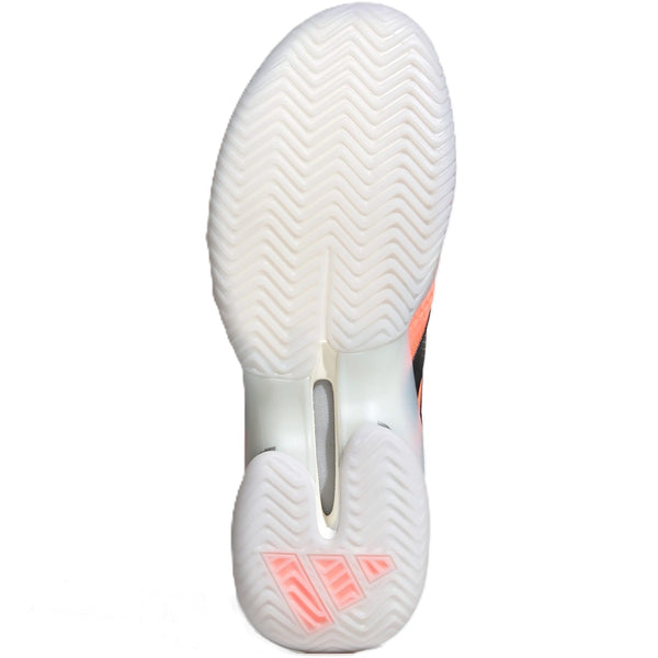 JS1927 Adidas Men's Barricade 14 Tennis Shoes (Lucid Orange/Core Black)