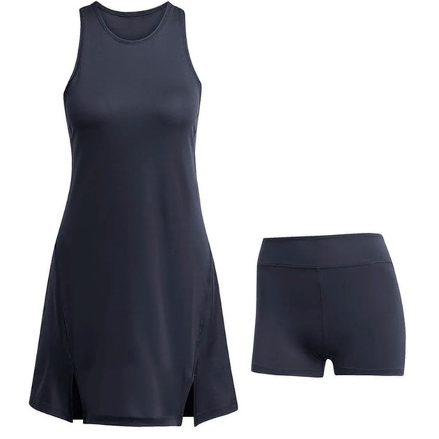 JY1712 Adidas Women’s Club Tennis Dress (Black)