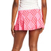 JY5132-PK Adidas Women's Club Graphic Tennis Skirt (Pink)
