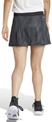 IK2238 Adidas Women's Club Graphic Tennis Skirt (Carbon/Black)