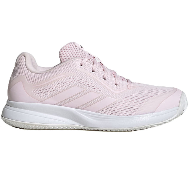 Adidas Women's AvaFlash 2 Tennis Shoes (Distilled Pink / Distilled Pink / Maroon)