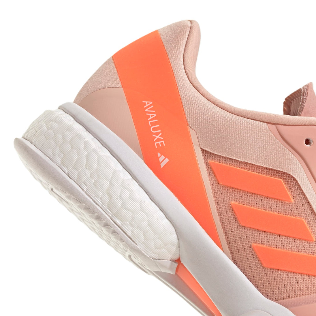 KJ6992 Adidas Women's Avaluxe Tennis Shoes (Blush Pink/Beach Orange/White)