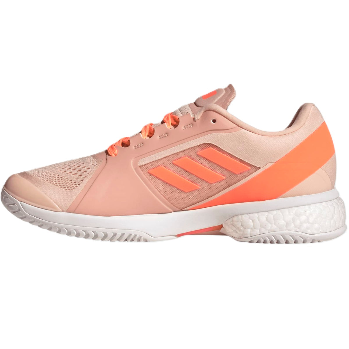 KJ6992 Adidas Women's Avaluxe Tennis Shoes (Blush Pink/Beach Orange/White)
