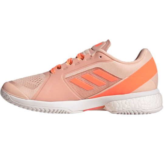 KJ6992 Adidas Women's Avaluxe Tennis Shoes (Blush Pink/Beach Orange/White)