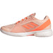 KJ6992 Adidas Women's Avaluxe Tennis Shoes (Blush Pink/Beach Orange/White)
