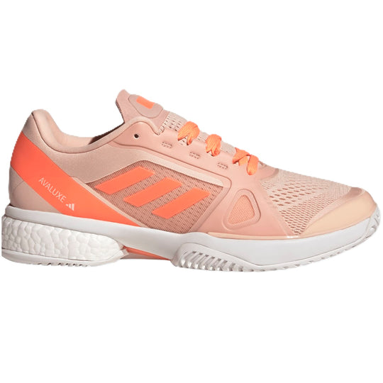 KJ6992 Adidas Women's Avaluxe Tennis Shoes (Blush Pink/Beach Orange/White)