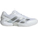 Adidas Men's Adizero Ubersonic 5 Tennis Shoes (Cloud White /Tech Grey  Metallic/Maroon)