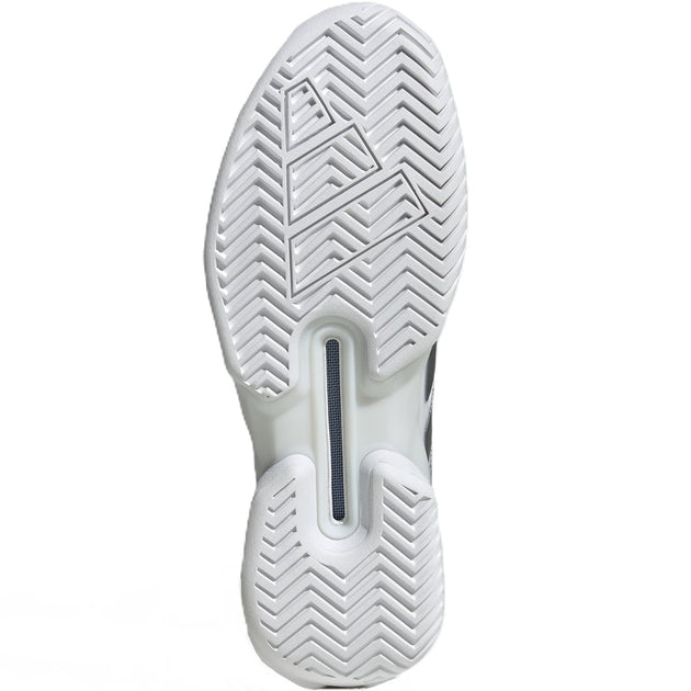 Adidas Men's Adizero Ubersonic 5 Tennis Shoes (Cloud White /Tech Grey  Metallic/Maroon)