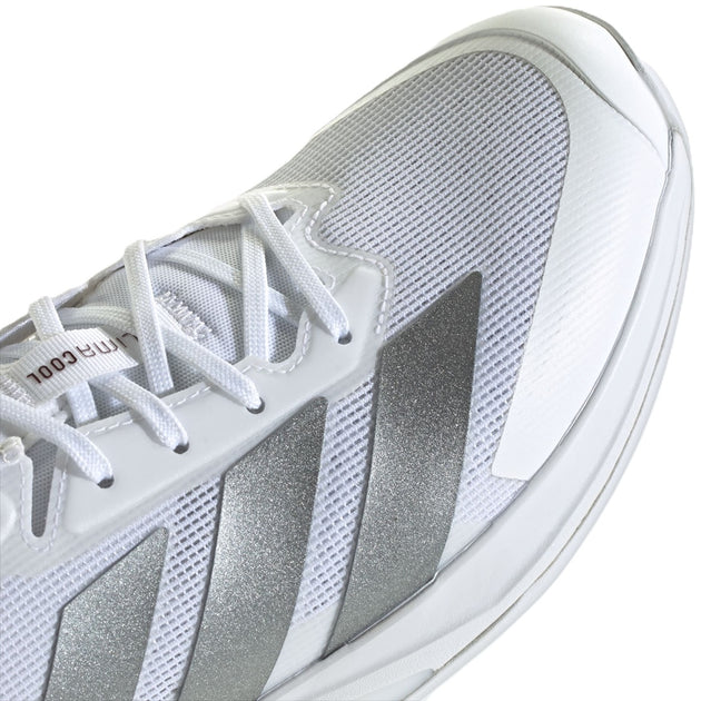 Adidas Men's Adizero Ubersonic 5 Tennis Shoes (Cloud White /Tech Grey  Metallic/Maroon)