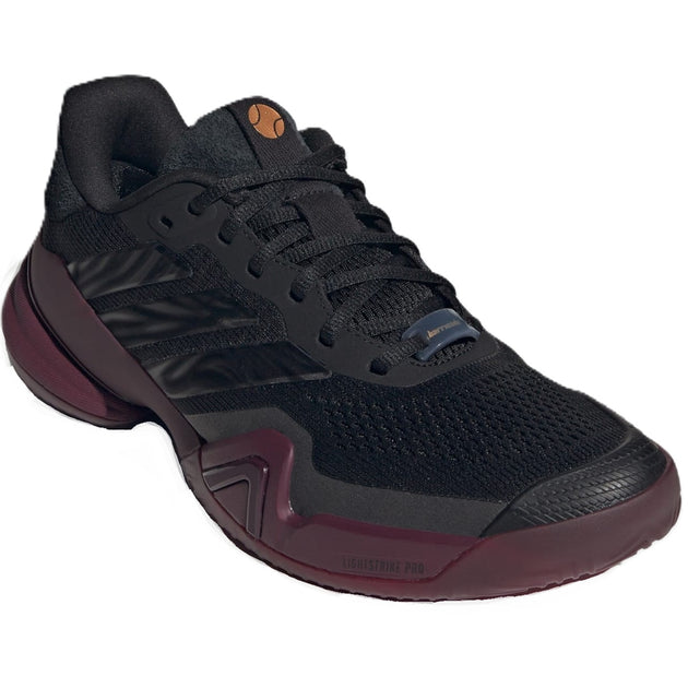 Adidas Men's Barricade 14 Tennis Shoes (Core Black/Core Black/Maroon)