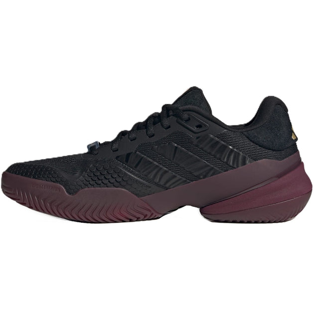 Adidas Men's Barricade 14 Tennis Shoes (Core Black/Core Black/Maroon)