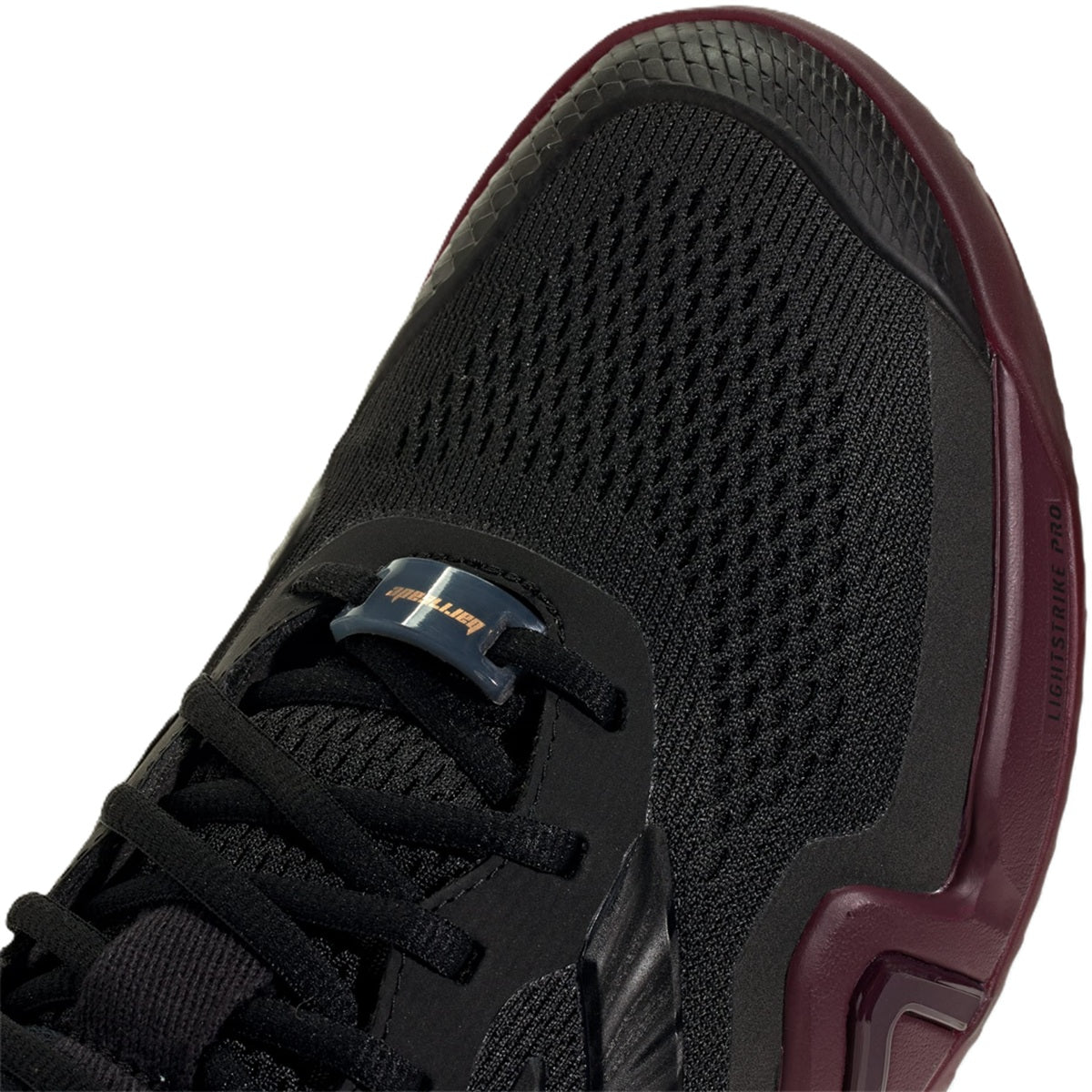 Adidas Men's Barricade 14 Tennis Shoes (Core Black/Core Black/Maroon)