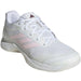 Adidas Women's Avacourt 3 Tennis Shoes (Cloud White/Distilled Pink/Maroon)