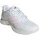 Adidas Women's Avacourt 3 Tennis Shoes (Cloud White/Distilled Pink/Maroon)