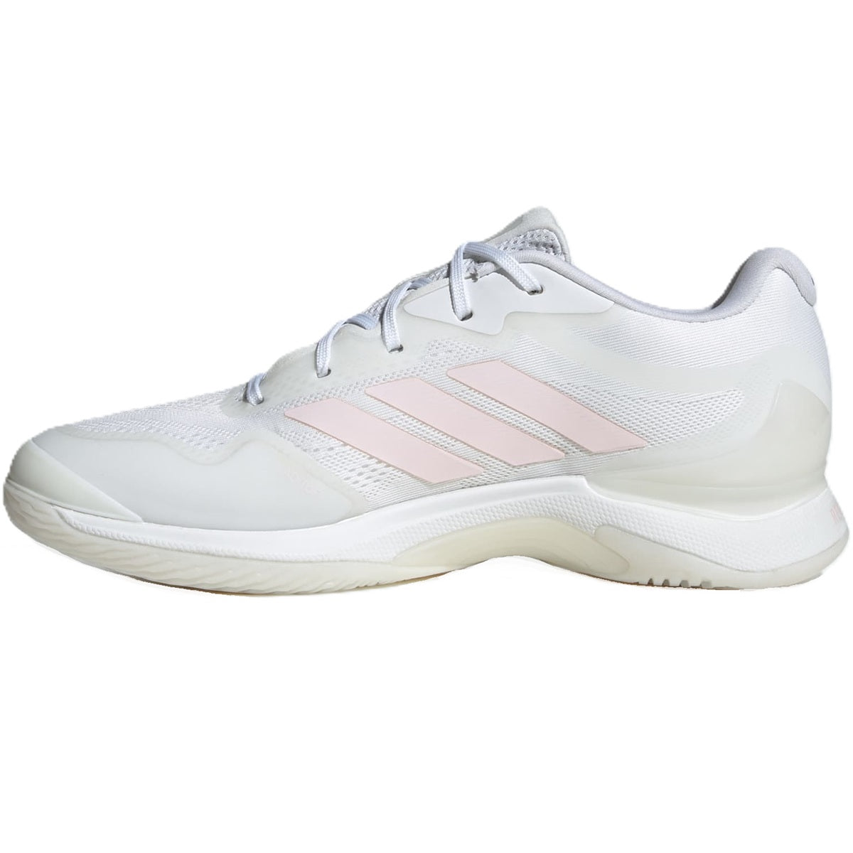 Adidas Women's Avacourt 3 Tennis Shoes (Cloud White/Distilled Pink/Maroon)