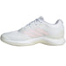 Adidas Women's Avacourt 3 Tennis Shoes (Cloud White/Distilled Pink/Maroon)