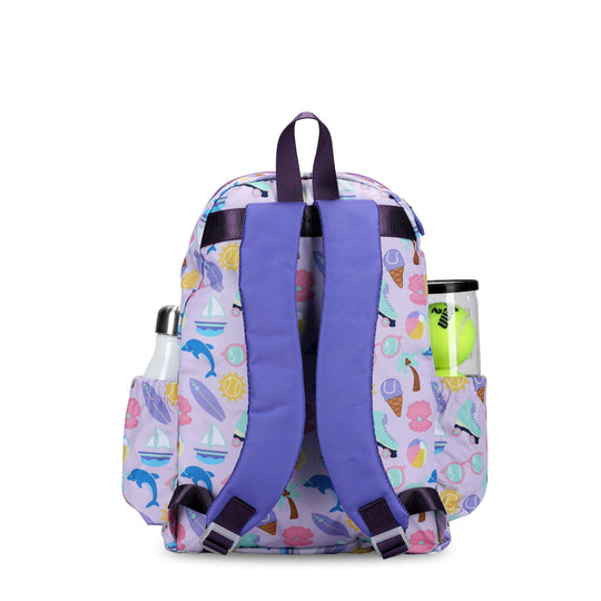 Ame & Lulu Little Love Tennis Backpack (Malibu Tennis) back