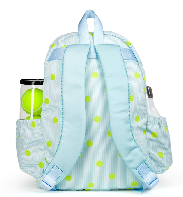 LLTBP308 Ame & Lulu Little Love Tennis Backpack (Sky Oxford)  back
