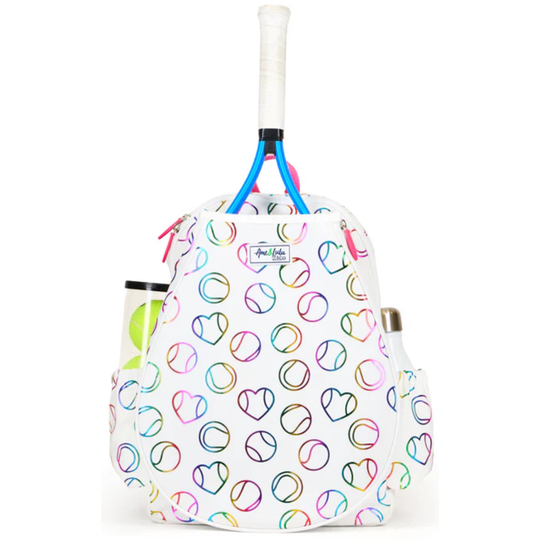 LLTBP327_Ame_Lulu_Little_Love_Tennis_Backpack_Metallic_Rainbow